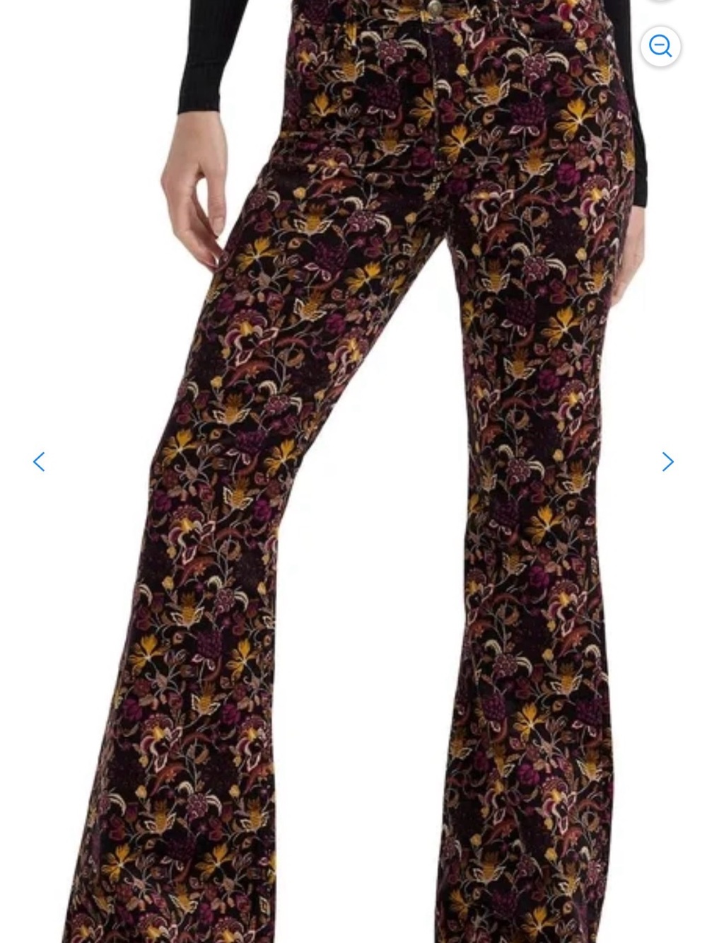 Wrangler Fierce Flare Corduroy Pants / floral - Picture 9 of 9